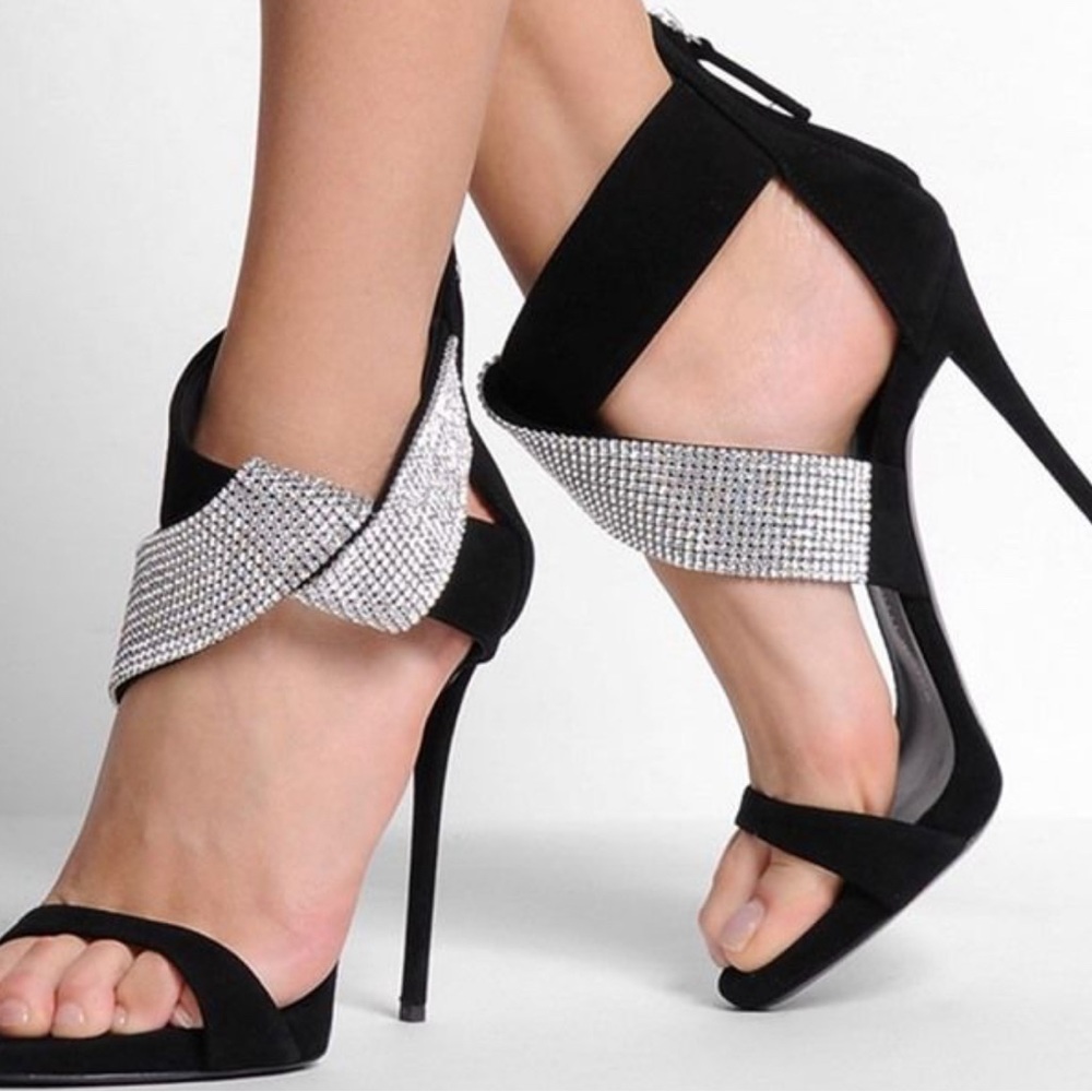 Giuseppe Zanotti Ella Crystal Sandal Heels